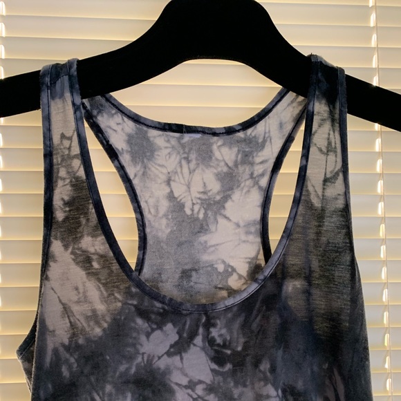 Ladies Casual Cotton Blend Tank Dress Gray Tones - Picture 3 of 6
